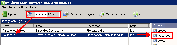 View Management Agent Properties